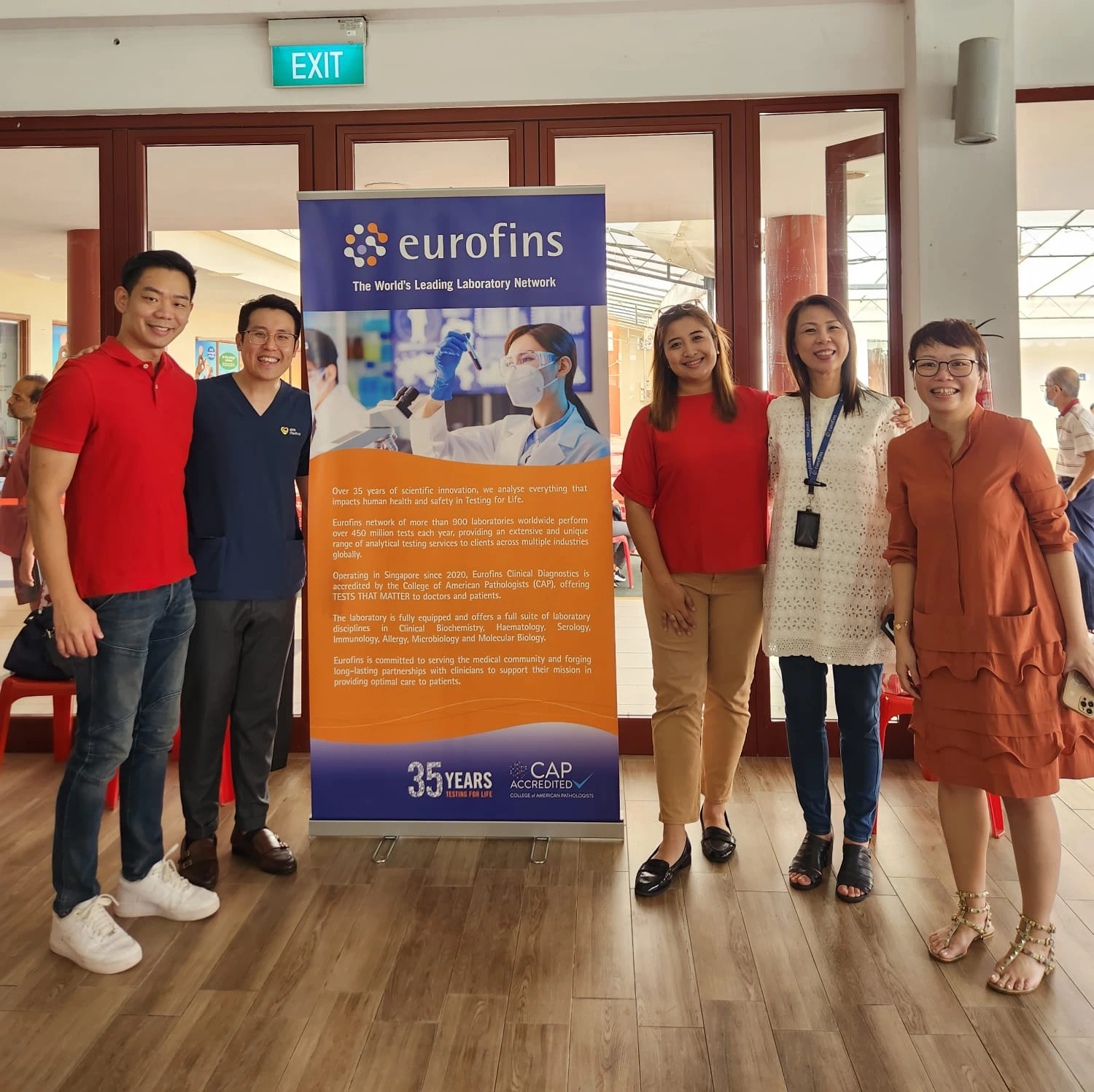 ATA Medical's partnership with eurofins to conduct health screening for Cheng San residents.