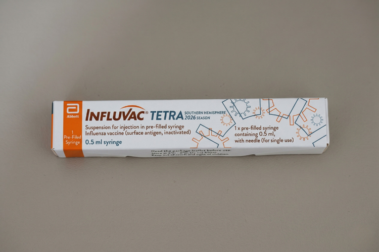 healthscreening.sg offers Influvac Tetra 2026, a quadrivalent inactivated influenza vaccine for flu prevention.